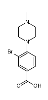3-bromo-4-(4-methylpiperazin-1-yl)benzoic acid